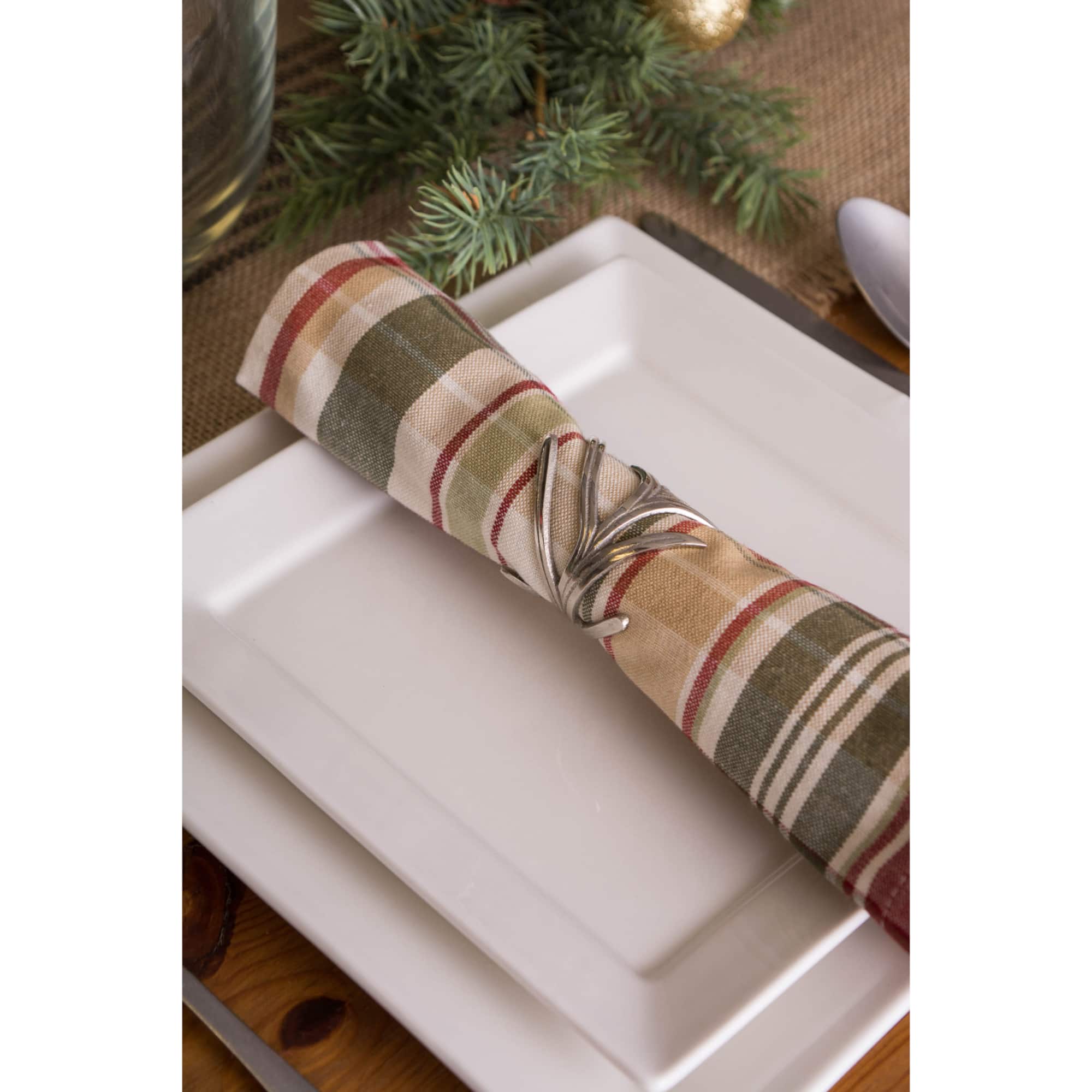 DII® Give Thanks Plaid Napkins, 6ct.